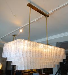 1960s Rectangular Murano Glass Vistosi Chandelier - 461578