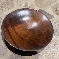 1960s Sculptural Art Plate Solid Walnut Wood Nakashima Era signed - 3425372