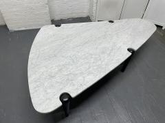1960s Sculptural Carrara Marble Top Coffee Table - 2762762