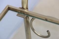 1960s Solid Brass 3 Tier Modern Bar Cart - 4114667