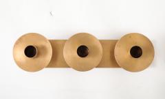 1960s Solid Brass Large Modernist Swedish Candlesticks - 3526847