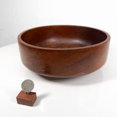 1960s Solid Teak Wood Bowl Style of Dansk designs Denmark - 3134068