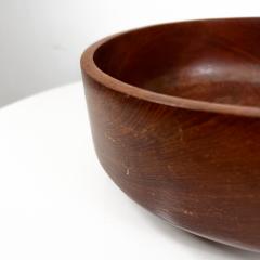1960s Solid Teak Wood Bowl Style of Dansk designs Denmark - 3134069