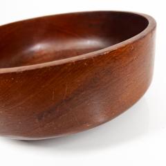 1960s Solid Teak Wood Bowl Style of Dansk designs Denmark - 3134071