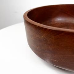 1960s Solid Teak Wood Bowl Style of Dansk designs Denmark - 3134072