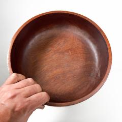 1960s Solid Teak Wood Bowl Style of Dansk designs Denmark - 3134074