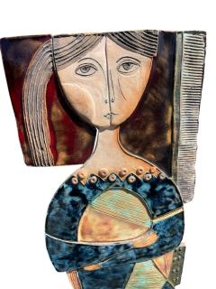 1960s Studio pottery wall decoration in the style of Vallauris - 4161424