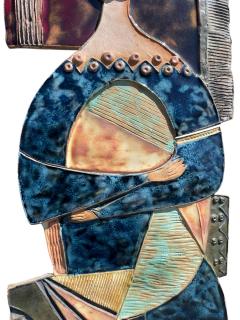 1960s Studio pottery wall decoration in the style of Vallauris - 4161425
