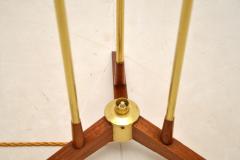1960s Swedish Teak Brass Floor Lamp - 3092483