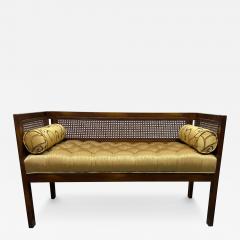 1960s Tufted and Cane Bench - 4003999