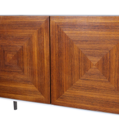 1960s Wilhelm Renz geometric walnut 90 sideboard - 3972480