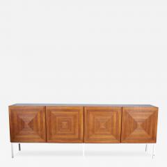 1960s Wilhelm Renz geometric walnut 90 sideboard - 3973288