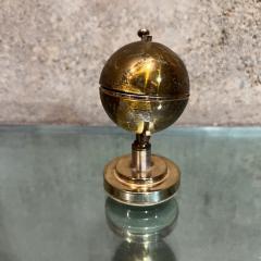 1960s World Globe Brass Cigarette Lighter Germany - 3222112