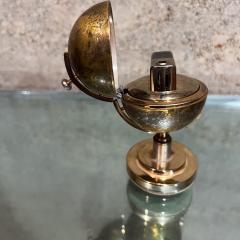 1960s World Globe Brass Cigarette Lighter Germany - 3222119
