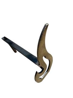 1960s bronze andirons - 4304983