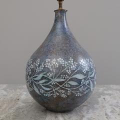 1960s earthenware table lamp France - 4116093