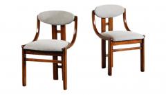 1960s set Italian double back dining chairs - 3721101