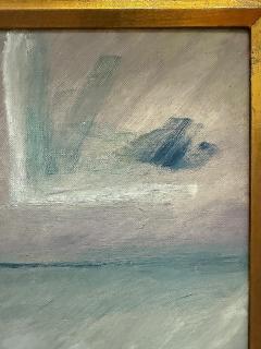 1963 Oil Painting on Board of a pair of Boots Signed Unger - 4522963