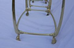 1970 1980 Pair of Gilt Bronze Tables with 2 Levels in the Style of Art Nouveau - 2534177