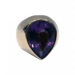 1970 s 18K Amethyst large Ring  - 1193870