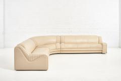 1970 s Italian Casa Bella Leather Sectional Sofa - 2036620