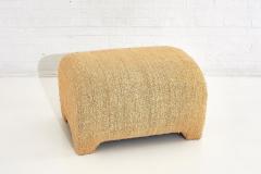 1970 s Raw Cotton Barrel Ottoman - 1797844