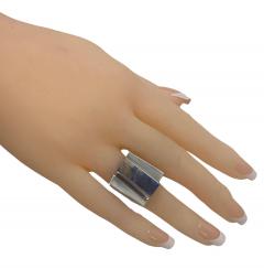 1970 s Sodalite and Sterling Ring  - 3493850