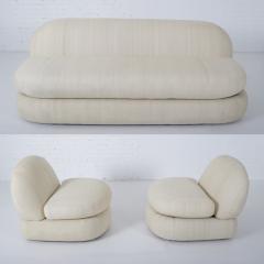 1970 s Stacked Pouf Slipper Chairs - 1509270