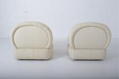 1970 s Stacked Pouf Slipper Chairs - 1509271