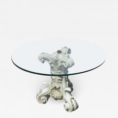 1970s 80s Classical Pedestal Side Coffee Table - 2766550