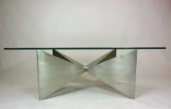 1970s Aluminum Coffee Table - 368765