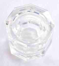 1970s American faceted Lucite ice bucket by Kaplan - 1469750