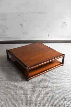 1970s Bamboo Living Room Set Four Module Sofa Bamboo and wood Coffee Table - 4107291