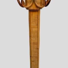 1970s Bamboo rattan coat hanger by Vivai del sud - 4129330