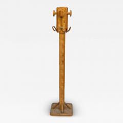 1970s Bamboo rattan coat hanger by Vivai del sud - 4130379