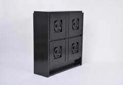 1970s Black brutalist cabinet - 2492016