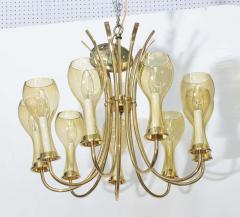 1970s Brass Chandelier - 1803147