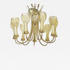 1970s Brass Chandelier - 1805407