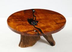 1970s California Craftman Inlaid Coffee Table - 2130150