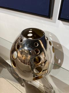 1970s Cast aluminium Organic table lamp - 3299784