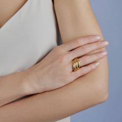 1970s Chaumet Paris 18K Gold Ring - 3606815