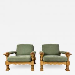 1970s Danish Cabinet Maker Lounge Chairs Set of 2 - 3413609
