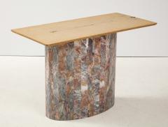 1970s Exotic Marble Oval Italian Dining Table - 2300978