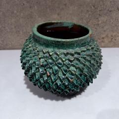 1970s Green Art Pottery Bowl Pi a Ceramics Michoac n Mexico - 3596337