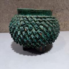 1970s Green Art Pottery Bowl Pi a Ceramics Michoac n Mexico - 3596339