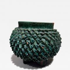 1970s Green Art Pottery Bowl Pi a Ceramics Michoac n Mexico - 3600721