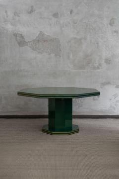 1970s Green Lacquered Wood Dining Set - 4365030