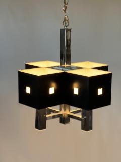 1970s Hanging Lamp Disco era chandelier - 3976749