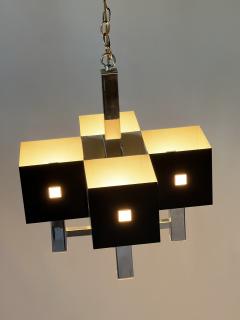 1970s Hanging Lamp Disco era chandelier - 3976752