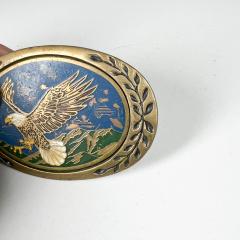 1970s Heritage Buckles Eagle Belt Buckle in Solid Brass